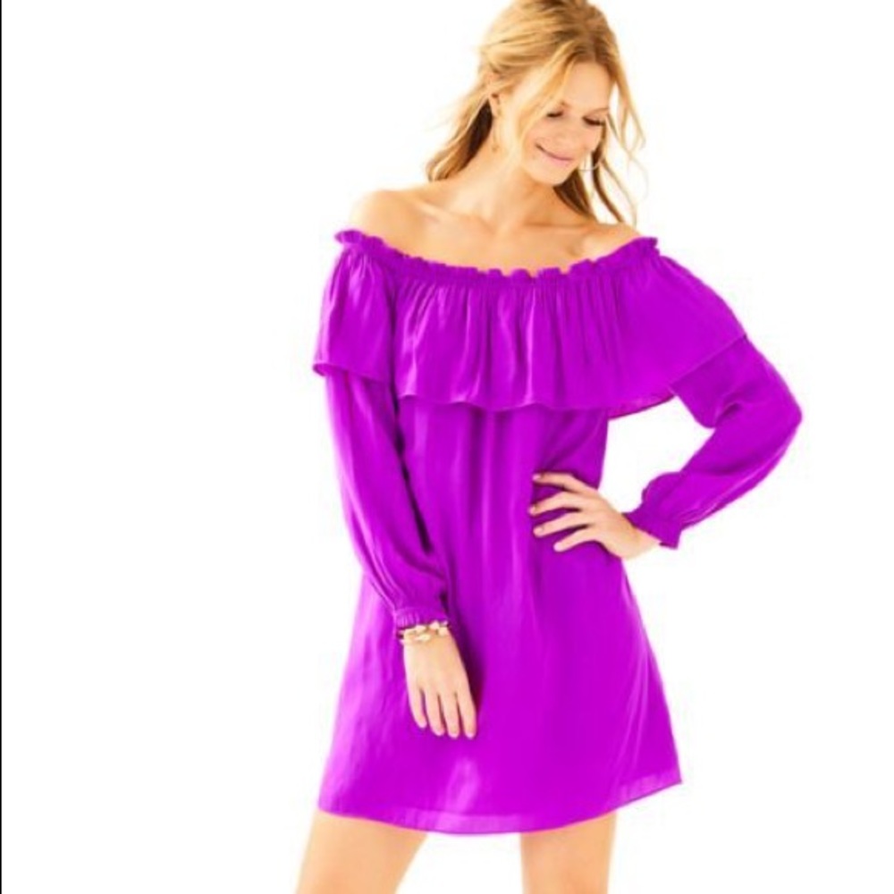 Lilly Pulitzer Dee Dee Dress in Paradise Purple